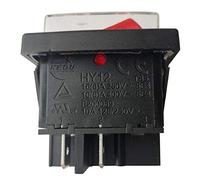 KEDU HY12 4 Pin AC 125 / 250V 10/12 (8) A Interruttori a pulsante ON-OFF impermeabili Interruttore a bilanciere a pulsante elettrico civile CE TUV 2-Pack