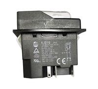 KEDU KJD16 - Interruttore a pulsante elettromagnetico a 5 poli, impermeabile, con protezione da sovraccarico, UVLO per utensili elettrici, attrezzatura per macchine utensili, 250 V, 16 A, 2HP