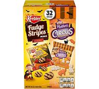 Keebler Fudge Stripe Mini and Mother's Halloween Circus Animal Cookies, confezione da 32 sacchetti
