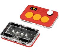 KEEBMONKEY Sayo O3C O3C OSU - Tastiera ad effetto Hall con joystick e schermo, in alluminio CNC RGB con una sola mano, tastiera programmabile USB-C personalizzata (rosso (3 tasti)