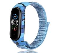 Keecuty Cinturino in Nylon per Xiaomi Mi Band 6/5/4/3 Cinturino in Nylon Regolabile Cinturino di Ricambio Compatibile XiaomiMi Band 6/5/4/3 per Donna Uomo