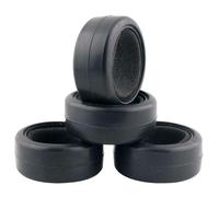 KEEDA 4 pneumatici in gomma con inserti in schiuma per 1/10 HSP Tamiya HPI Kyosho RC On Road Runflating Touring Auto (X, 62 mm)