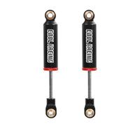 KEEDA Ammortizzatore a molla incorporato per 1/12 1/16 1/18 1/24 RC Crawler MN128 TRX4M K10 F150 (2 pezzi nero, 59 mm)