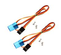 KEEDA Confezione da 2 luci a LED per polizia, circolari, stroboscopiche, allarme, per auto e camion da 1/8 1/10 1/12 1/16 RC (blu)