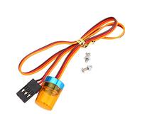 KEEDA RC LED Police Flash Lights Alarm Lamp con Strobing-Blasting/Flashing/Rotazione Modalità per 1/8 1/10 1/12 1/16 RC Modello Auto della Polizia Accessori Camion (13x18mm, Giallo)