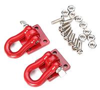 KEEDA RC Trailer Ganci Gancio di Traino Fibbie Accessori Decorativi per 1/10 RC Modello Rock Crawler Car TRX4 SCX10 CC01 D90 TF2