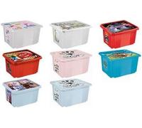 Keeeeper Storage Box Karolina "Winnie", 30 litri di scatola rotante/impilamento con coperchio, da PP, trasparente naturale, con NEW