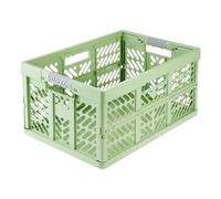 keeeper Ben Stabile Scatola pieghevole professionale con manici Soft Touch, 54 x 37 x 28 cm, 45 l, Eco Line, verde (Eco Grass Green)