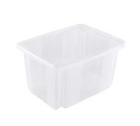 keeeper Box Contenitore con Sistema di Rotazione/Impilaggio, 38 x 28,5 x 20,5 cm, 15 L, Emil, Trasparente