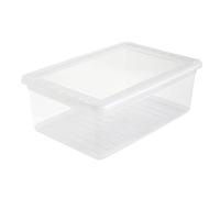 keeeper Box Contenitore con Sistema di Ventilazione, 39 x 26,5 x 14 cm, 11 L, Bea, Trasparente