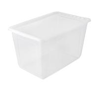 keeeper Box Contenitore con Sistema di Ventilazione, 59 x 39 x 35 cm, 52 L, Bea, Trasparente