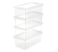 keeeper Contenitore Bea con sistema di ventilazione – Confezione 4 pezzi 4 x 5,6 L Trasparente