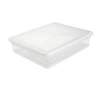 keeeper Cassetta con Sistema di Ventilazione, 39 x 33,5 x 9 cm, 9 L, Bea, Trasparente