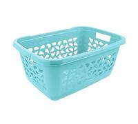 keeeper Cesta da Biancheria, Decorazione permeabile all'aria, 52 L, Jost, Azzurro