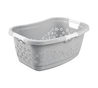 keeeper Lasse Ergonomic Laundry Basket with Soft Handles 50 l, Nordic Grey (Grigio), 50L