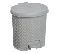 keeeper Cestino a Pedale, 5,5 L, 22,5 x 24 x 26 cm, Tjark, Grigio (Nordic Grey)