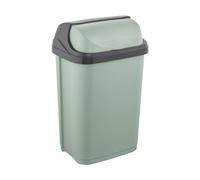 keeeper Cestino con Coperchio Scorrevole, 25 l, 34 x 26 x 54 cm, Rasmus, Verde (Nordic Green)