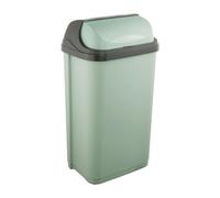 keeeper Cestino con Coperchio Scorrevole, 50 l, 39 x 29,5 x 67,5 cm, Rasmus, Verde (Nordic Green)