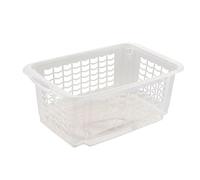keeeper Cestino impilabile a rotazione, Formato M, 40 x 25 x 15 cm, Fritz, Nature/Trasparente