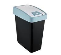 keeeper Cestino Premium con Coperchio Ribaltabile, Soft-Touch, 25 L, Magne, Nordic Blue (Blu)