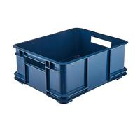 keeeper Contenitore con Maniglie, Euro-Box L, Procyclen, 20,5 l, Bruno Eco Line, Eco-Blu