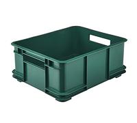 Keeeper Contenitore con Maniglie, Euro-Box L, Procyclen, 20,5 l, Bruno Eco Line, Eco-Verde