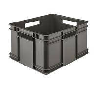 keeeper Contenitore con Maniglie, Euro-Box XL, Procyclen, 28 l, Bruno Eco Line, Eco-Grigio