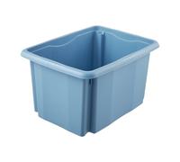 keeeper Contenitore con Sistema Girevole/impilabile, 15 L, 38 x 28,5 x 20,5 cm, Emil Eco Line, Blu (Eco Sky Blue)