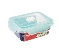 keeeper Contenitore per Alimenti a Clip, 14 x 11 x 6,6 cm, 0,45 l, Tina Tritan, Acquamarina