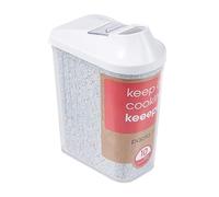 keeeper 10485 Contenitori per Cereali, PE/PS, Bianco, 1 L