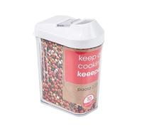 keeeper Paola Contenitori per Cereali, PE/San, White, 6.5 x 4 x 12 cm