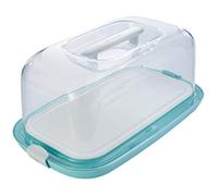 keeeper Contenitore per Dolci con Vassoio di Servizio, Plastica priva di BPA, 43 x 25 x 18 cm, Gino, Verde menta