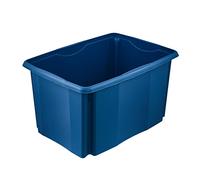 keeeper Contenitore Portaoggetti Rotabile e Impilabile, 54,5 x 39 x 29,5 cm, 45 L, Emil Eco Line, Eco Blu