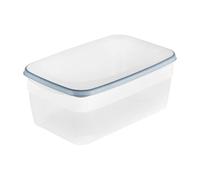 keeeper Contenitore salvafreschezza, 5.400 ml, adatto al microonde, impilabile, lavabile in lavastoviglie, 31,5 x 20 x 12,5 cm, Franco, blu nordico (blu)