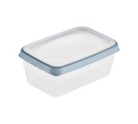 keeeper Contenitore salvafreschezza, 600 ml, adatto al microonde, impilabile, lavabile in lavastoviglie, 15 x 10 x 6 cm, Franco, blu nordico (blu)