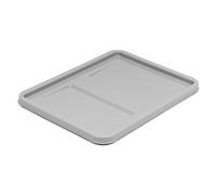 keeeper Coperchio per Cassetta da Trasporto, Roberta, PP, Grigio Chiaro, 40 x 30 cm