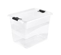 keeeper Cornelia Contenitori con Coperchio, PP, Natural Transparent, 39.5 x 29.5 x 30 cm