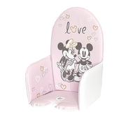 keeeper Cuscino per Seggiolone, Minnie, Adatto per Tutti i Seggioloni, Lena, Rosa Pastello