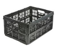 Keeeper Ida Cestino pieghevole 32L, Nero, 48x35x23 cm