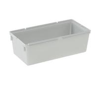 keeeper Organizer per cassetti, Ampliabile a piacere, Plastica resistente (PP), 15 x 8 x 5 cm, Pepe, Argento