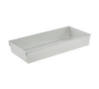 keeeper Organizer per cassetti, Ampliabile a piacere, Plastica resistente (PP), 30 x 15 x 5 cm, Pepe, Argento
