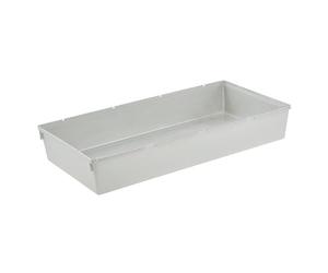 keeeper Organizer per cassetti, Ampliabile a piacere, Plastica resistente (PP), 30 x 15 x 5 cm, Pepe, Argento