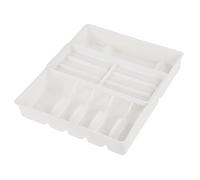 keeeper Portaposate con scomparto per piccoli utensili, 13 scomparti, Accessorio da cassetto, 38 x 42,5 x 7,5 cm, Filippa, Bianco