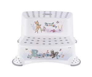 keeeper Scaletta a Due Gradini "Bambi", Per Bambini da 3 a 14 Anni circa, Funzione Antiscivolo, Igor, Nordic White (Bianco)