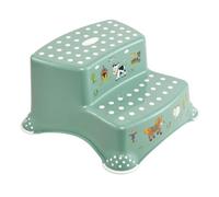 keeeper Scaletta a Due Gradini "Funny Farm", Da 3 a 14 Anni circa, Funzione Antiscivolo, Igor, Nordic Green (Verde)