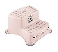 keeeper Scaletta a Due Gradini "Minnie", Da 3 a 14 Anni circa, Funzione Antiscivolo, Igor, Nordic Pink (Rosa)