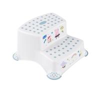 keeeper Scaletta a Due Gradini "Peppa Pig", Da 3 a 14 Anni circa, Funzione Antiscivolo, Igor, Nordic White (Bianco)