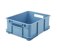 keeeper Scatola da Trasporto con Maniglie, Euro-Box L, 43 x 35 x 17,5 cm, Bruno Eco Line, blu (Eco Sky Blue)