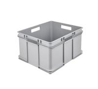 keeeper Scatola da Trasporto con Maniglie, Euro-Box XXL, 52 x 43 x 28 cm, Bruno Eco Line, grigio (Eco Stone Grey)