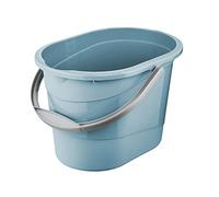 keeeper Secchio per le Pulizie con Impugnatura Ergonomica, Manico e Beccuccio, Ovale, 13 L, Thies, Nordic Blue (Blu)